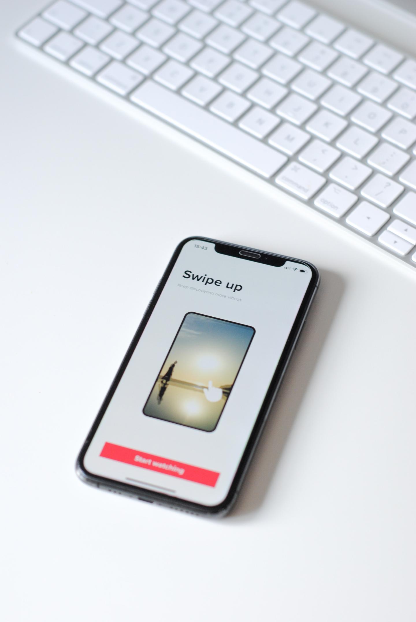 A close up of a phone screen showing a video on social media