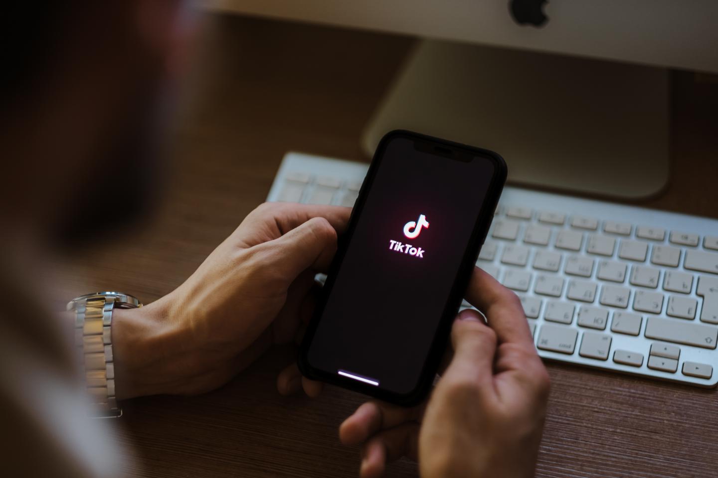 tiktok on phone