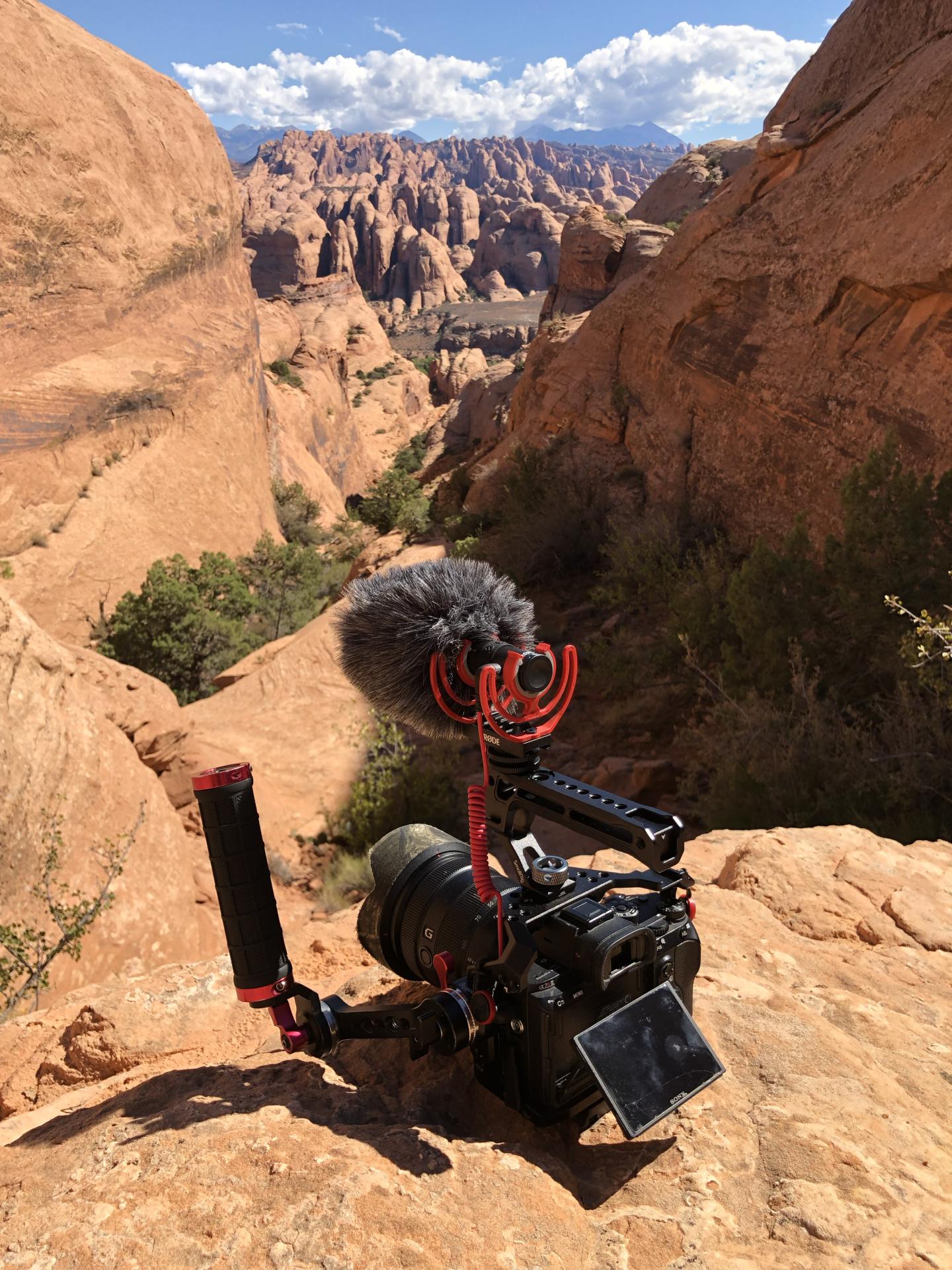 camera in a canyon