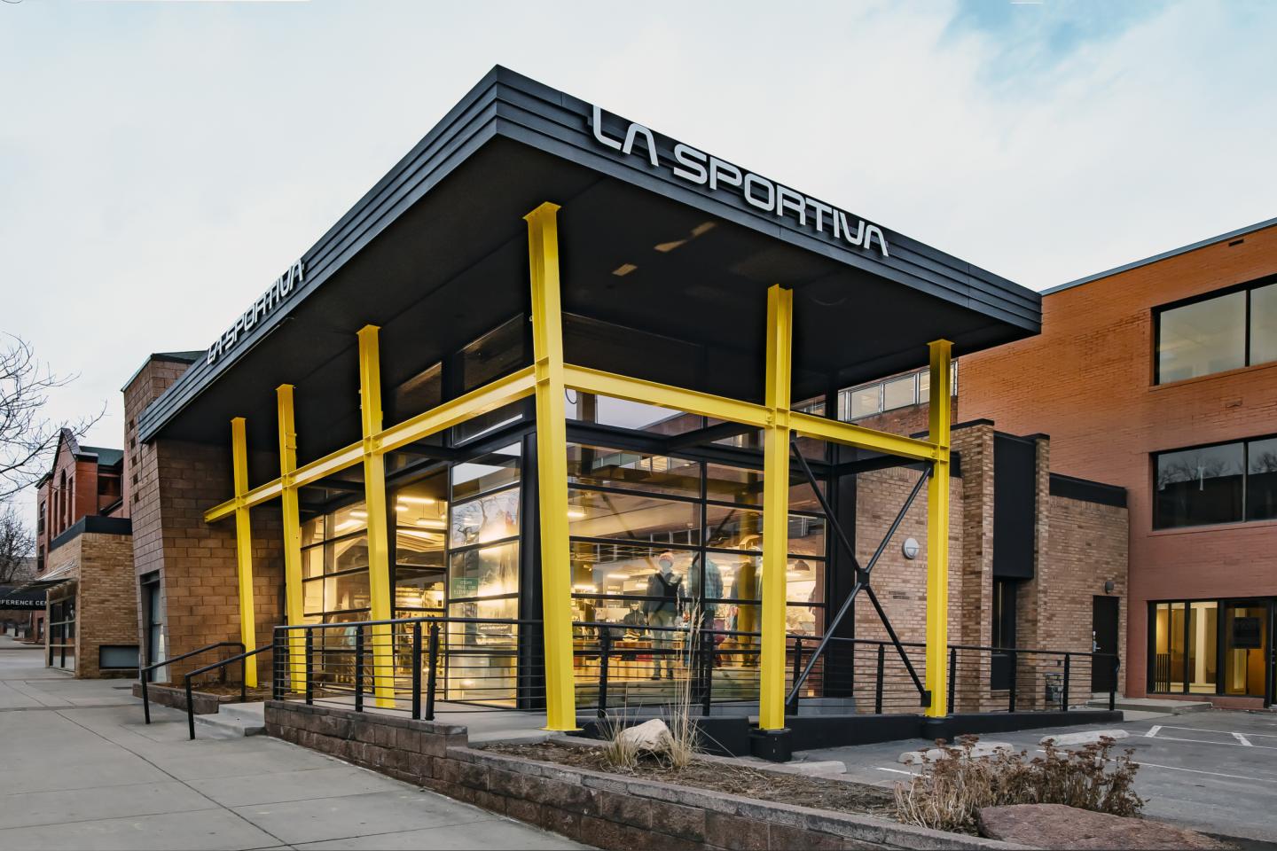 Outside photo of La Sportiva store in Boulder