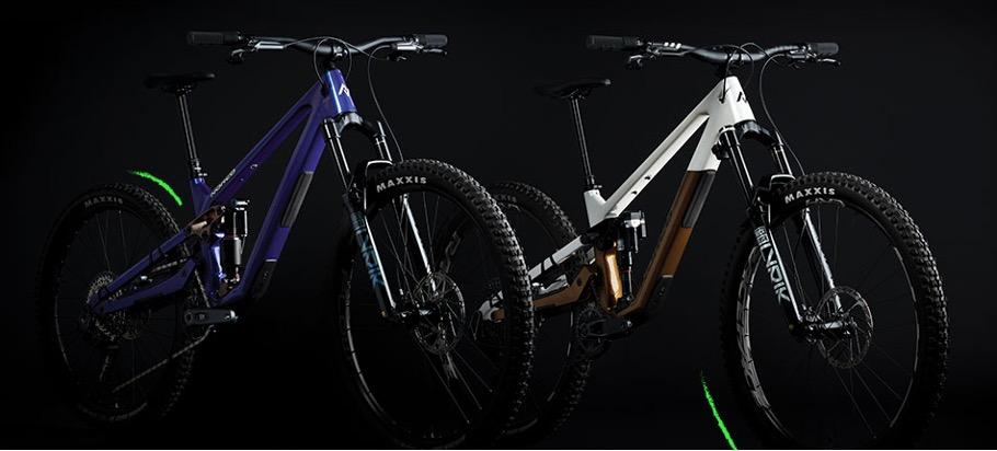 two mountain bikes