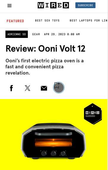 WIRED earned media coverage screenshot