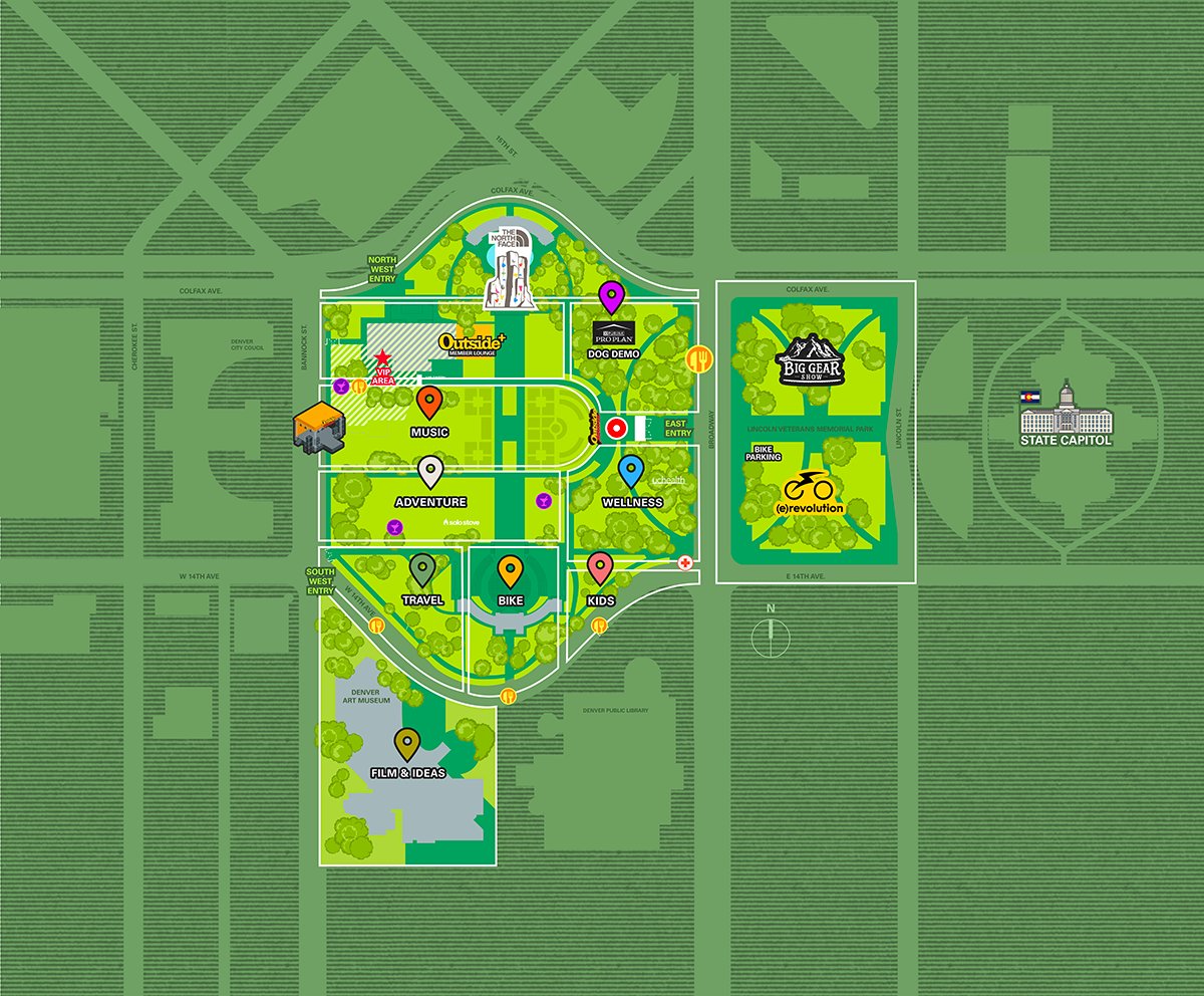 Outside Festival Map