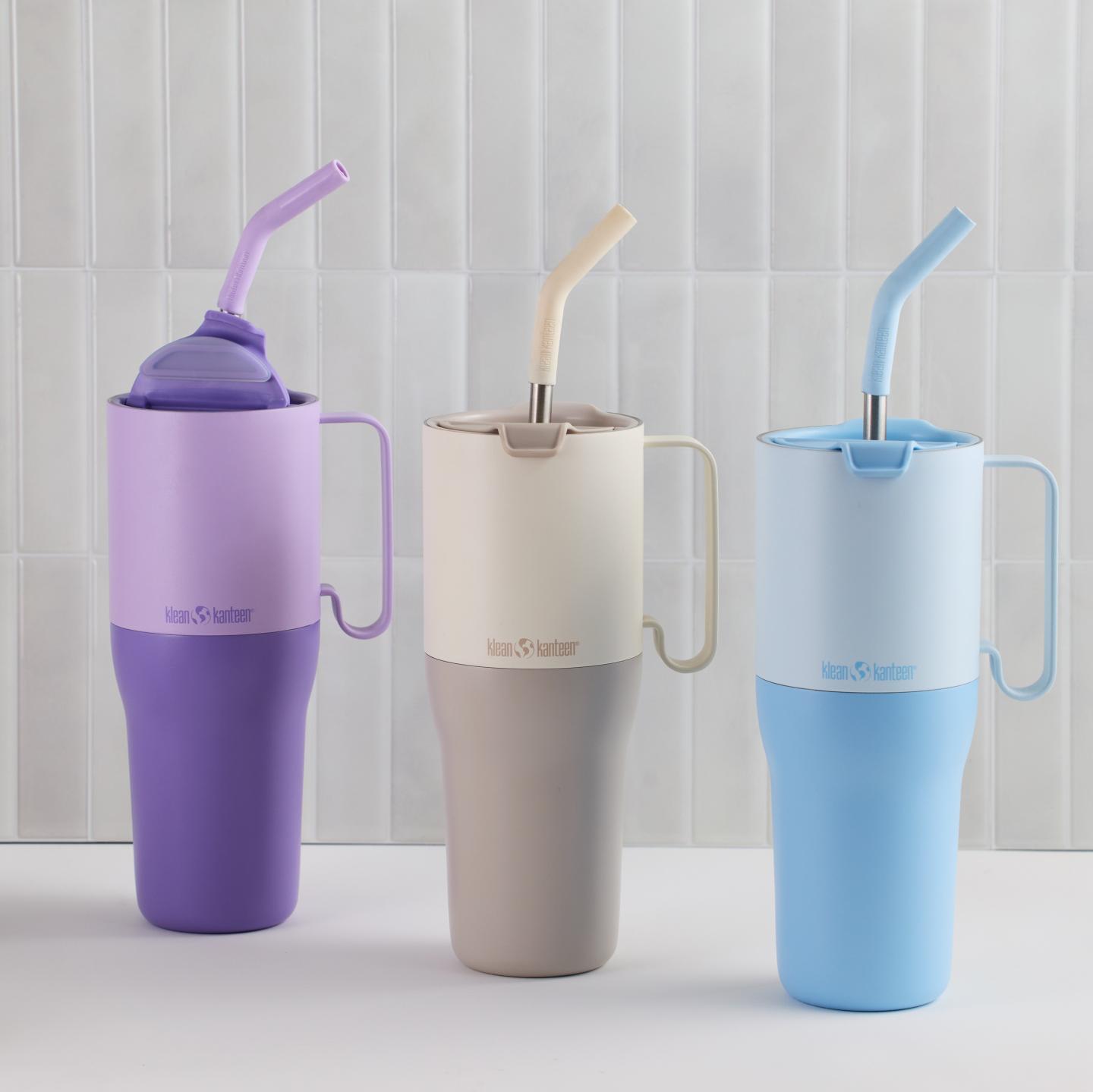 All three colors of the Rise Tumbler