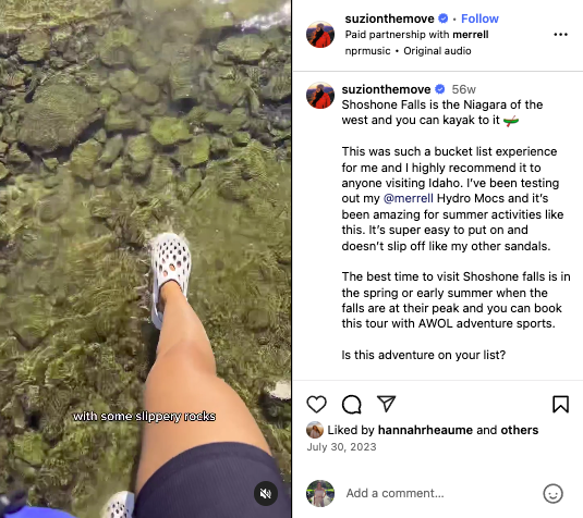 Instagram post screenshot