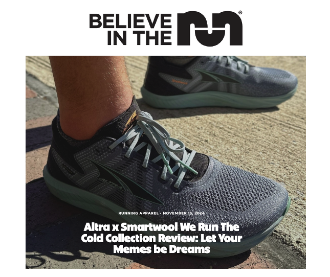 Smartwool x Altra coverage example