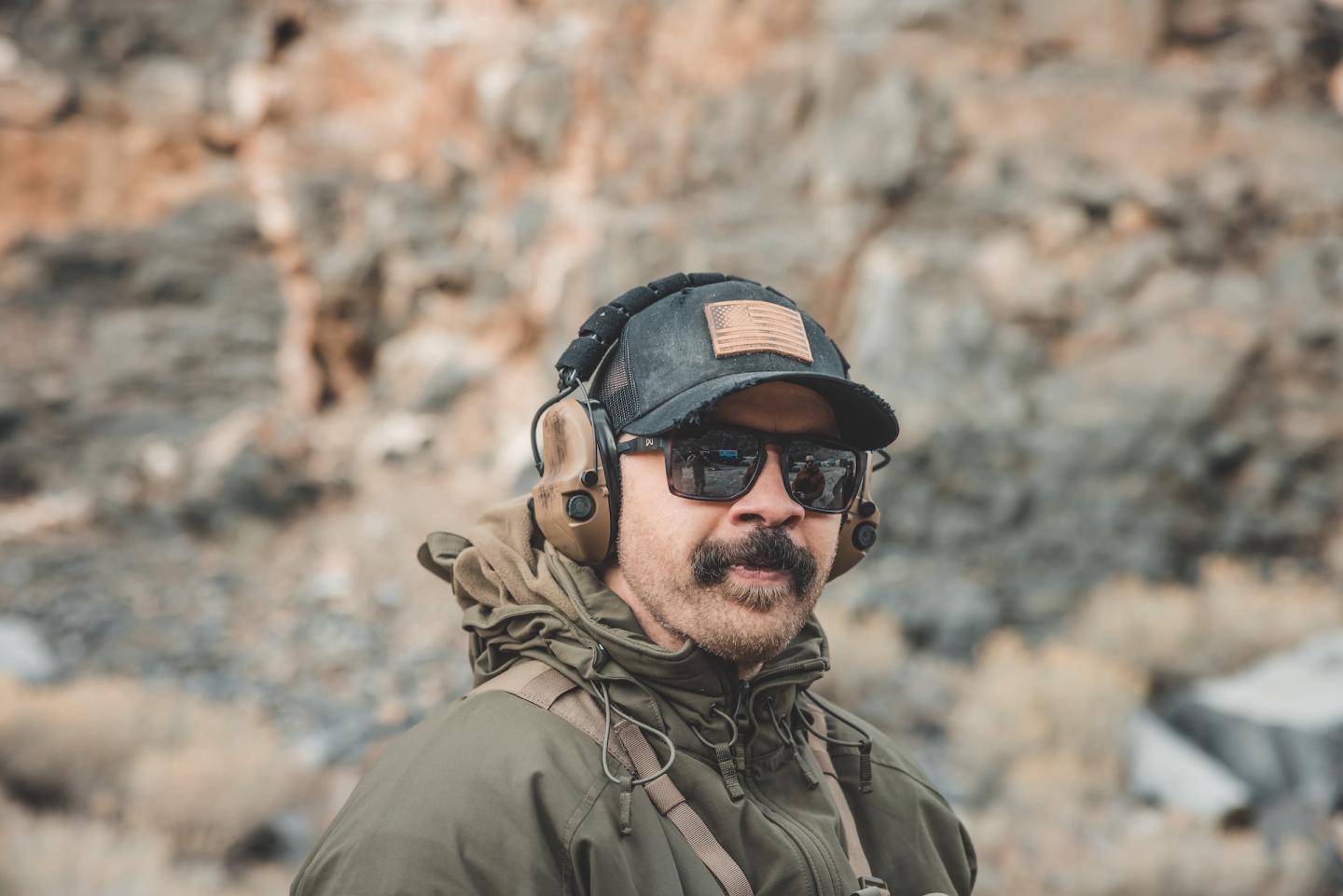 Apex Frames worn in the field